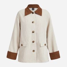Акція на Пальто жіноче SHEIN GD-00131697 L Пудрове від Rozetka