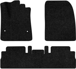 Акція на Ворсові килимки EVAtech Standard в салон авто для Citroen Berlingo (K9) without armrest 2018 3 покоління Minivan EU Чорний кант від Rozetka