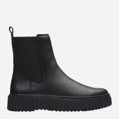Акція на Жіночі челсі високі Clarks 26173858 37 Чорні від Rozetka