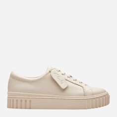 Акція на Жіночі кеди низькі Clarks CLA26176437 39.5 Бежеві від Rozetka