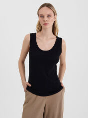 Акція на Майка жіноча United Colors of Benetton 3GA2DH010-100 S Чорна від Rozetka