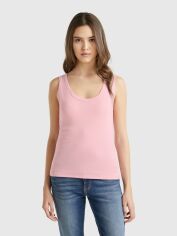 Акція на Майка жіноча United Colors of Benetton 3GA2DH010-09J S Рожева від Rozetka