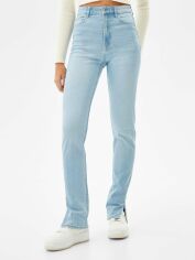 Акція на Джинси Skinny жіночі Bershka XAZ473589VANX 32 Блакитні від Rozetka