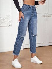 Акція на Джинси жіночі SHEIN GD-00154328 30 Сині від Rozetka
