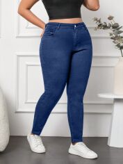 Акція на Джинси жіночі SHEIN GD-00113054 XL Темно-сині від Rozetka