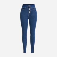 Акція на Джинси жіночі SHEIN GD-00132815 28 Сині від Rozetka
