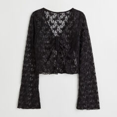 Акція на Топ жіночий H&M 10953186wer XS Чорний від Rozetka