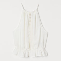 Акція на Топ жіночий H&M XAZ179498NVTO 46 Білий від Rozetka