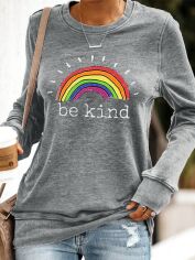 Акція на Лонгслів довгий жіночий SHEIN GD-00144919 L Сірий від Rozetka