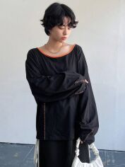 Акція на Лонгслів довгий жіночий SHEIN GD-00131944 XL Чорний від Rozetka