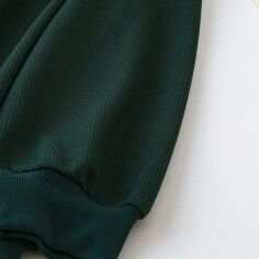 Акція на Лонгслів довгий жіночий SHEIN GD-00105175 XL Темно-зелений від Rozetka
