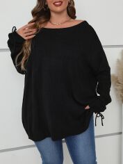 Акція на Джемпер жіночий SHEIN GD-00156858 2XL Чорний від Rozetka