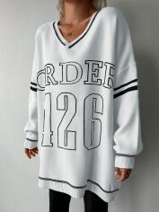 Акція на Джемпер жіночий SHEIN GD-00156725 One Size Білий від Rozetka