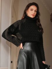 Акція на Джемпер жіночий SHEIN GD-00152158 XL Чорний від Rozetka