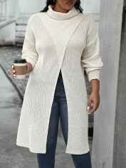 Акція на Джемпер жіночий SHEIN GD-00135633 XL Білий від Rozetka