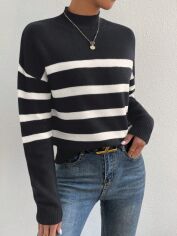 Акція на Джемпер жіночий SHEIN GD-00121679 2XL Чорний від Rozetka