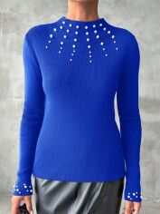 Акція на Гольф-водолазка жіноча SHEIN GD-00121703 XS Синя від Rozetka