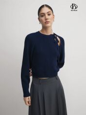 Акція на Джемпер жіночий SHEIN GD-00121505 L Темно-синій від Rozetka
