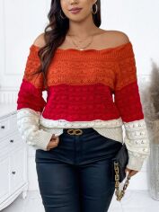 Акція на Джемпер жіночий SHEIN GD-00135617 XL Різнокольоровий від Rozetka
