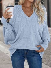 Акція на Джемпер жіночий SHEIN GD-00153613 XS Блакитний від Rozetka