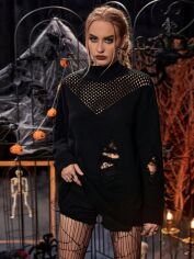 Акція на Джемпер жіночий SHEIN GD-00121650 S Чорний від Rozetka