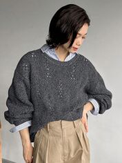 Акція на Джемпер жіночий SHEIN GD-00133684 L Сірий від Rozetka