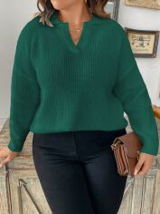 Акція на Джемпер жіночий SHEIN GD-00137327 XL Зелений від Rozetka