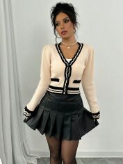 Акція на Кардиган жіночий SHEIN GD-00132743 S Пудровий від Rozetka