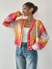 Акція на Кардиган жіночий SHEIN GD-00133671 M Помаранчевий від Rozetka