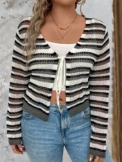 Акція на Кардиган жіночий SHEIN GD-00137215 XL Різнокольоровий від Rozetka