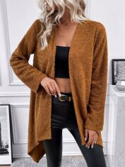 Акція на Кардиган жіночий SHEIN GD-00114586 L Коричневий від Rozetka