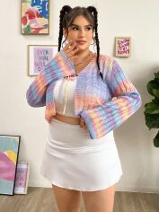 Акція на Кардиган жіночий SHEIN GD-00114476 XL Різнокольоровий від Rozetka