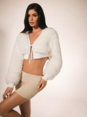 Акція на Кардиган жіночий SHEIN GD-00133783 S Білий від Rozetka