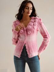 Акція на Кардиган жіночий SHEIN GD-00133860 S Рожевий від Rozetka