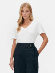 Акція на Футболка довга жіноча Primark XAZ519905PZCJ XS Молочна від Rozetka