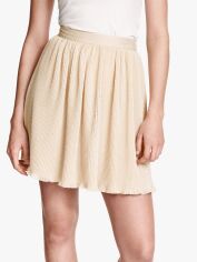 Акція на Спідниця H&M XAZ016939KOXJ 34 Бежева з сріблястим від Rozetka