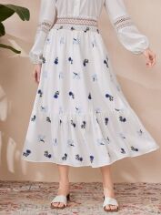 Акція на Спідниця жіноча SHEIN GD-00143444 L Біла від Rozetka