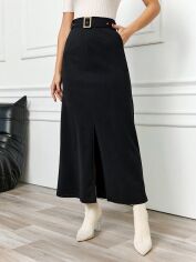 Акція на Спідниця жіноча SHEIN GD-00149636 S Чорна від Rozetka