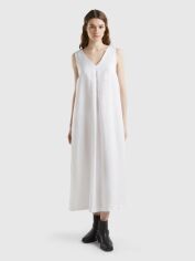 Акція на Плаття міді літнє жіноче United Colors of Benetton 4AGHDV07C-101 XL Біла від Rozetka