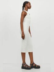 Акція на Сукня міді літня жіноча H&M XAZ340596RDXG L Молочна від Rozetka