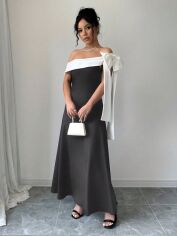 Акція на Сукня жіноча SHEIN GD-00133821 XL Темно-сіра від Rozetka