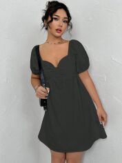 Акція на Плаття коротке літнє жіноче SHEIN GD-00150424 S Чорне від Rozetka