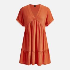 Акція на Плаття коротке літнє жіноче SHEIN GD-00147232 M Теракотове від Rozetka