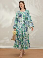 Акція на Плаття міді літнє жіноче SHEIN GD-00147671 M Комбіноване від Rozetka
