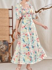 Акція на Плаття міді літнє жіноче SHEIN GD-00147911 M Комбіноване від Rozetka