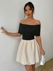 Акція на Плаття коротке літнє жіноче SHEIN GD-00148053 M Комбіноване від Rozetka