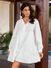 Акція на Плаття коротке літнє жіноче SHEIN GD-00147134 M Біле від Rozetka