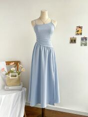 Акція на Плаття жіноче SHEIN GD-00147137 M Блакитне від Rozetka