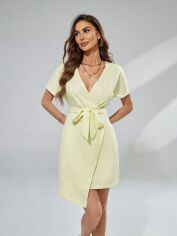 Акція на Плаття міді літнє жіноче SHEIN GD-00149798 S Жовте від Rozetka