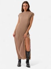 Акція на Плаття довге осіннє жіноче SHEIN GD-00147026 M Бежеве від Rozetka